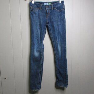 Aeropostale Bayla Skinny Jeans 0 Short Blue